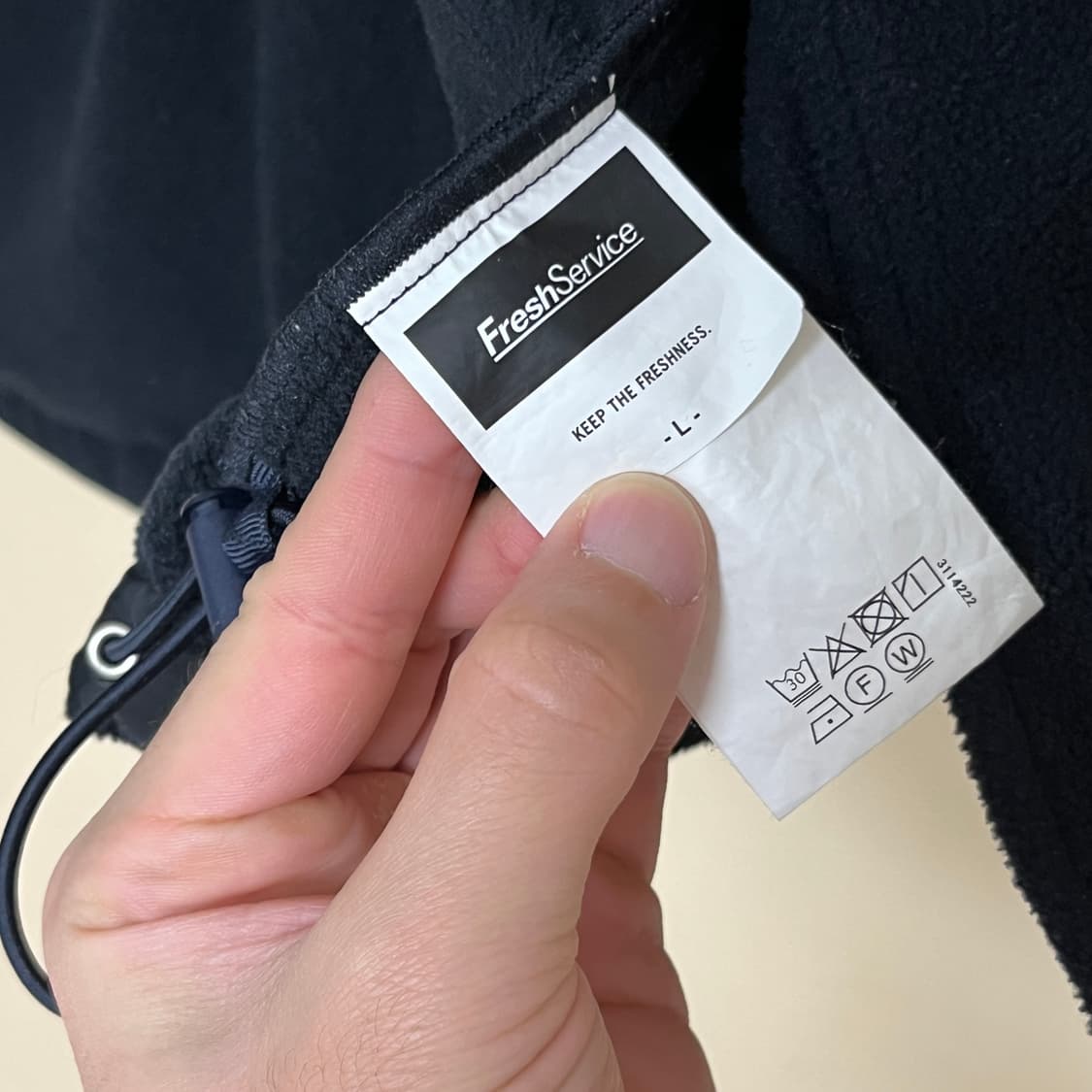 [L] 프레쉬서비스 폴라텍 마이크로 플리스 택티컬 스목 후리스 상품이미지6