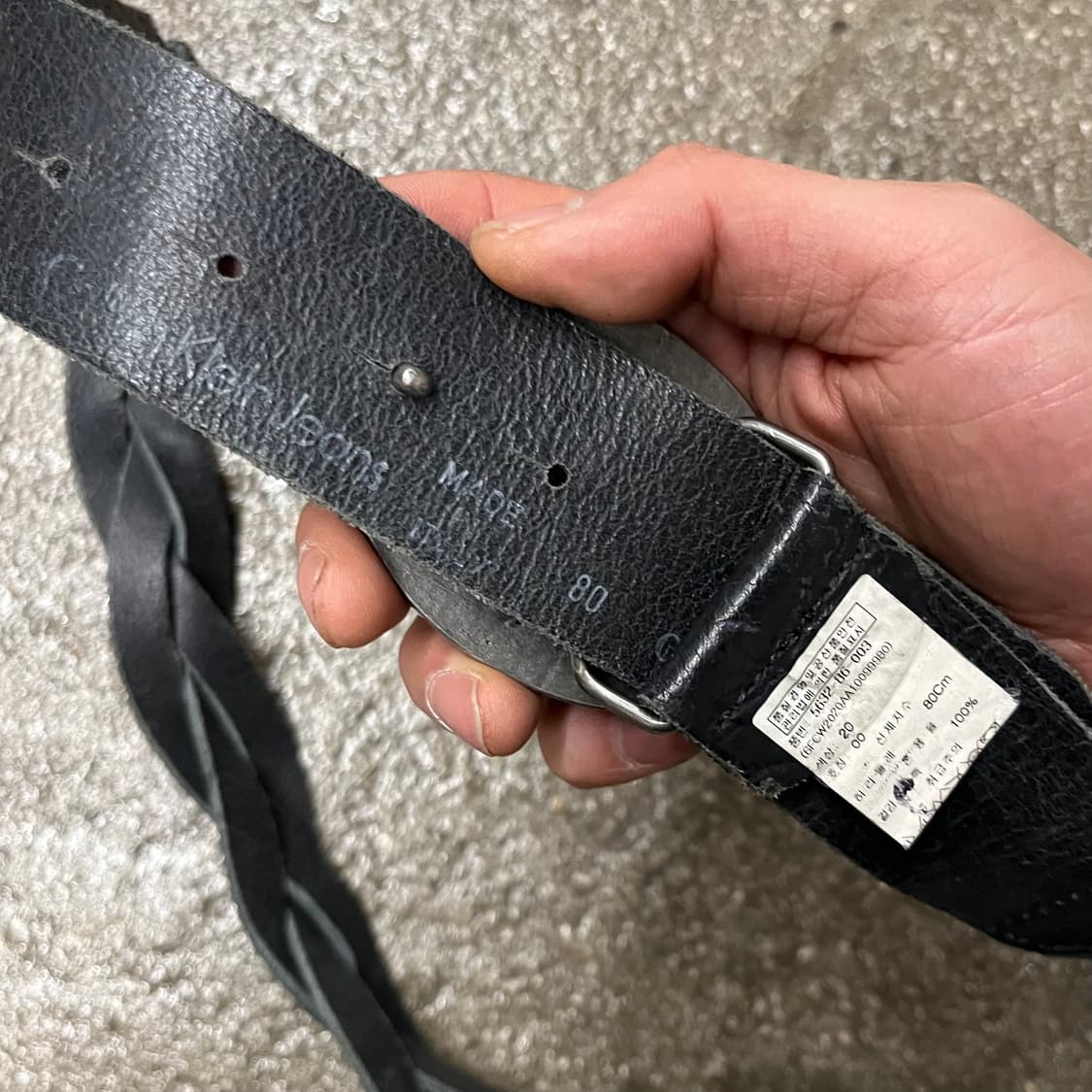 캘빈클라인 가죽 벨트 (~31) 상품이미지5