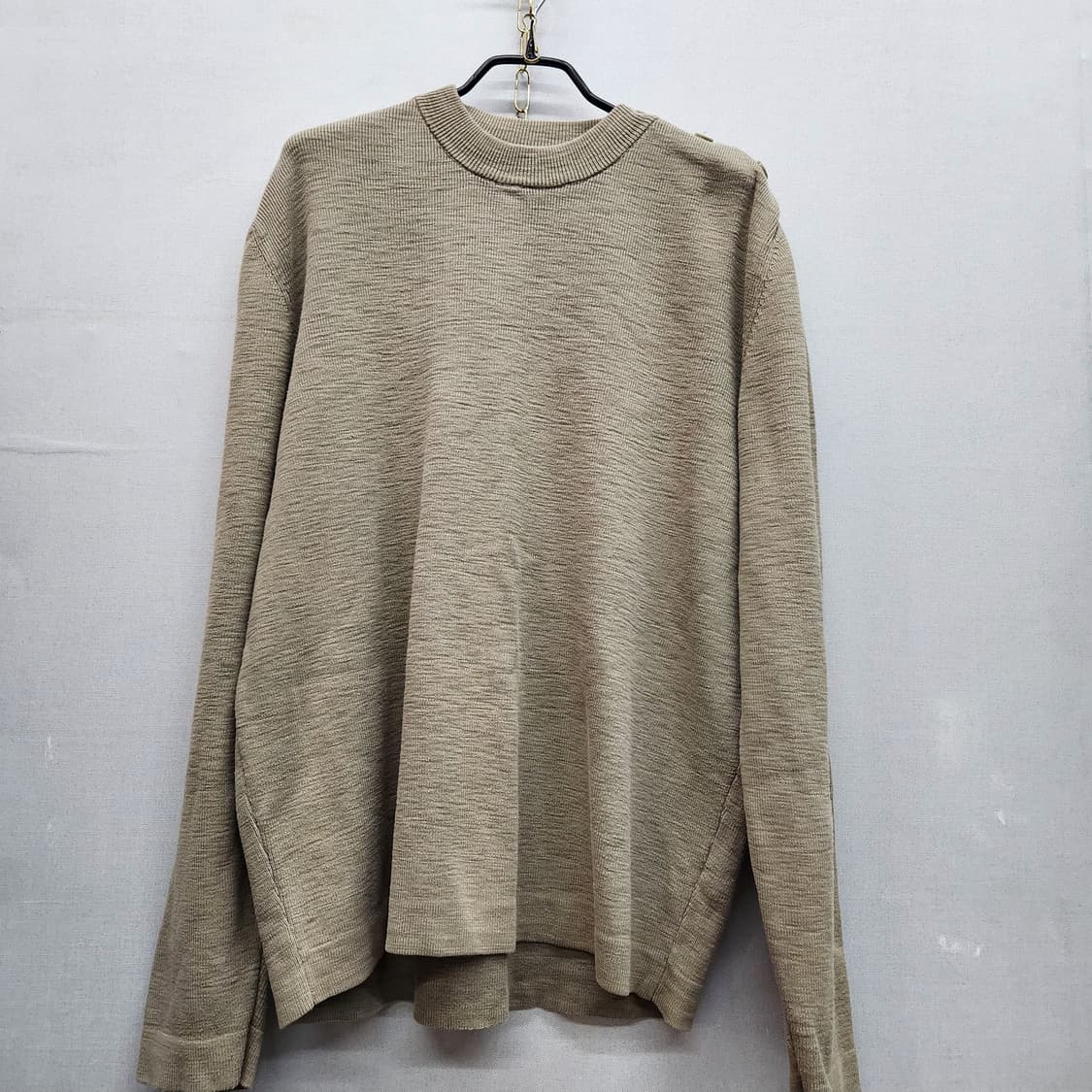 COS 코스 숄더버튼 코튼 니트 XL(2XL) 상품이미지1