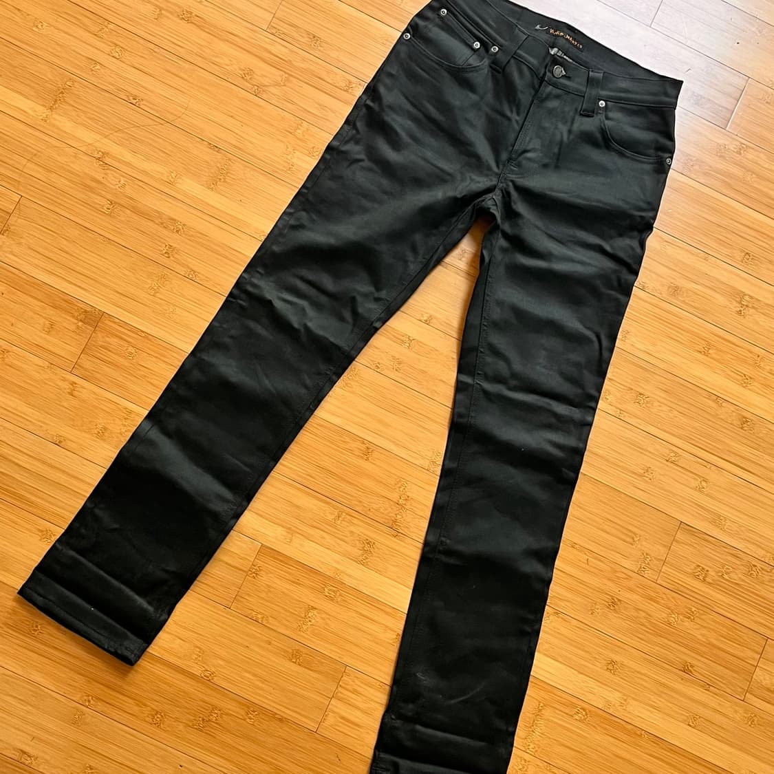 누디진 THIN FINN 블랙진 데님팬츠 W30 L32 상품이미지2