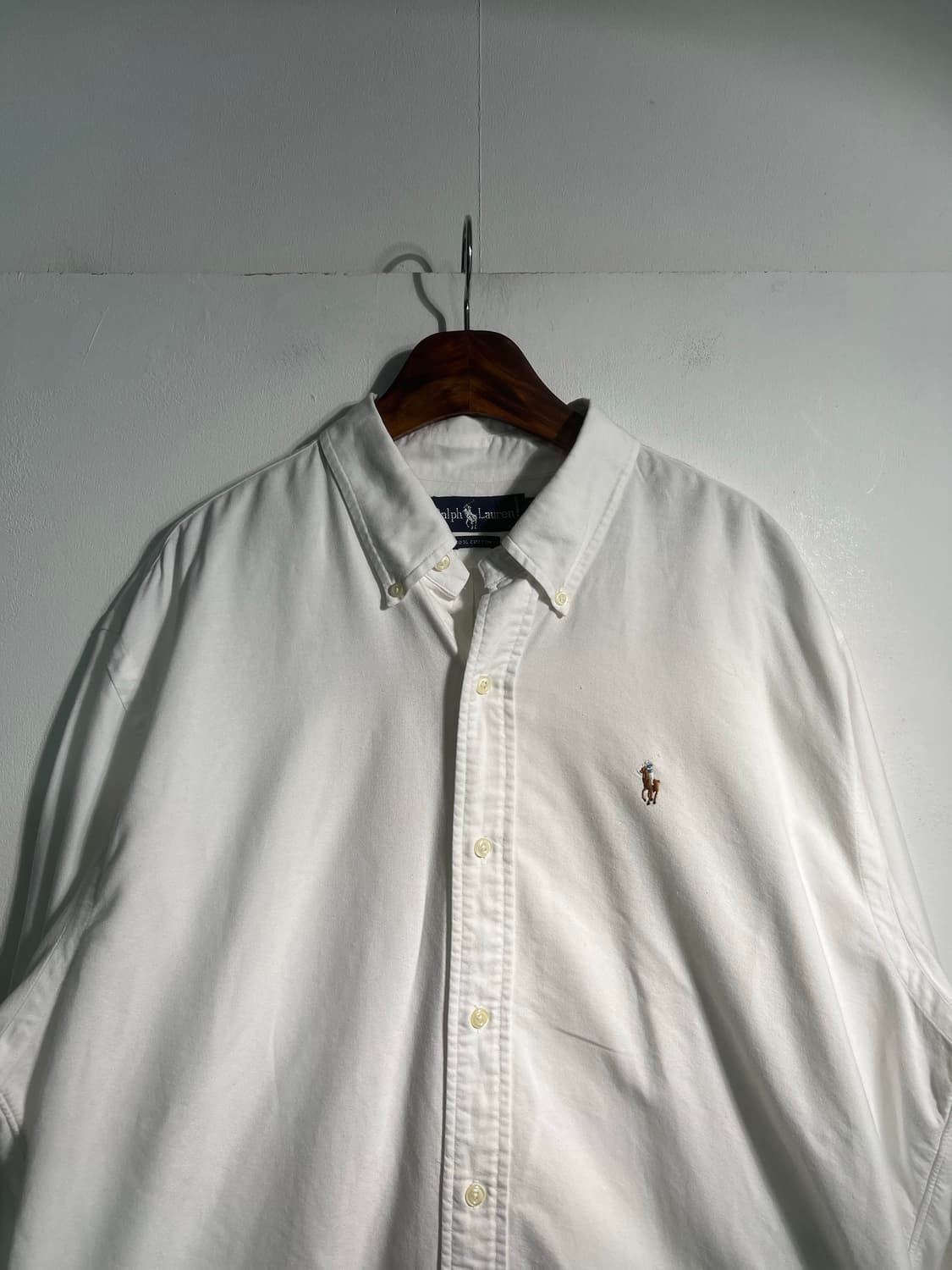 Polo 폴로 랄프로렌 화이트 옥스포드 셔츠 XL~2XL 상품이미지1