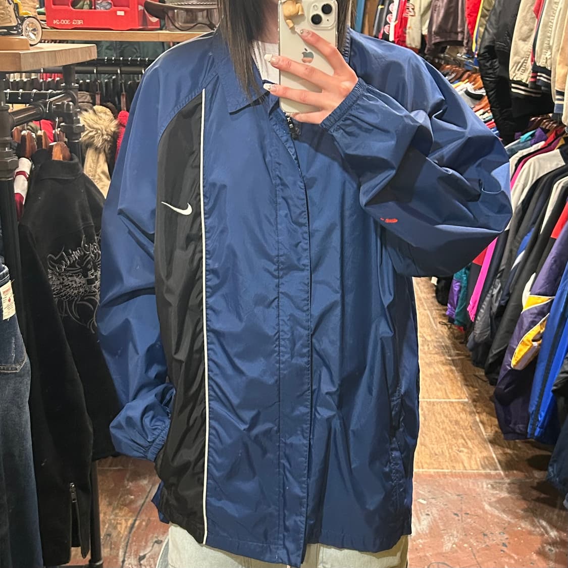[HI] nike 바람막이 네이비 상품이미지2