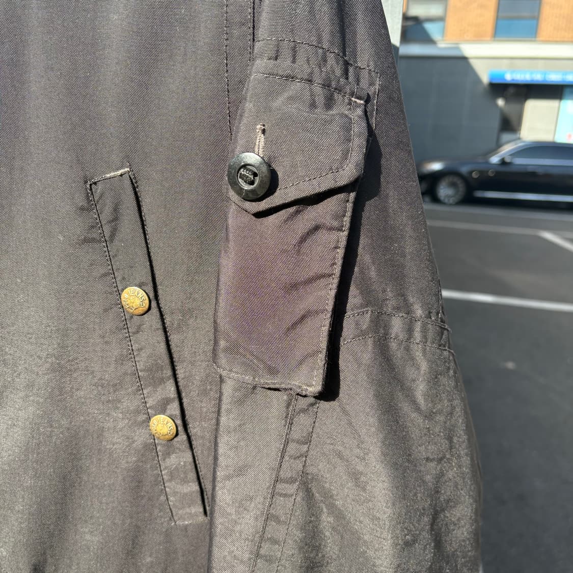 폴로 진스 컴퍼니 블랙 N-3B 밀리터리 파카 상품이미지4