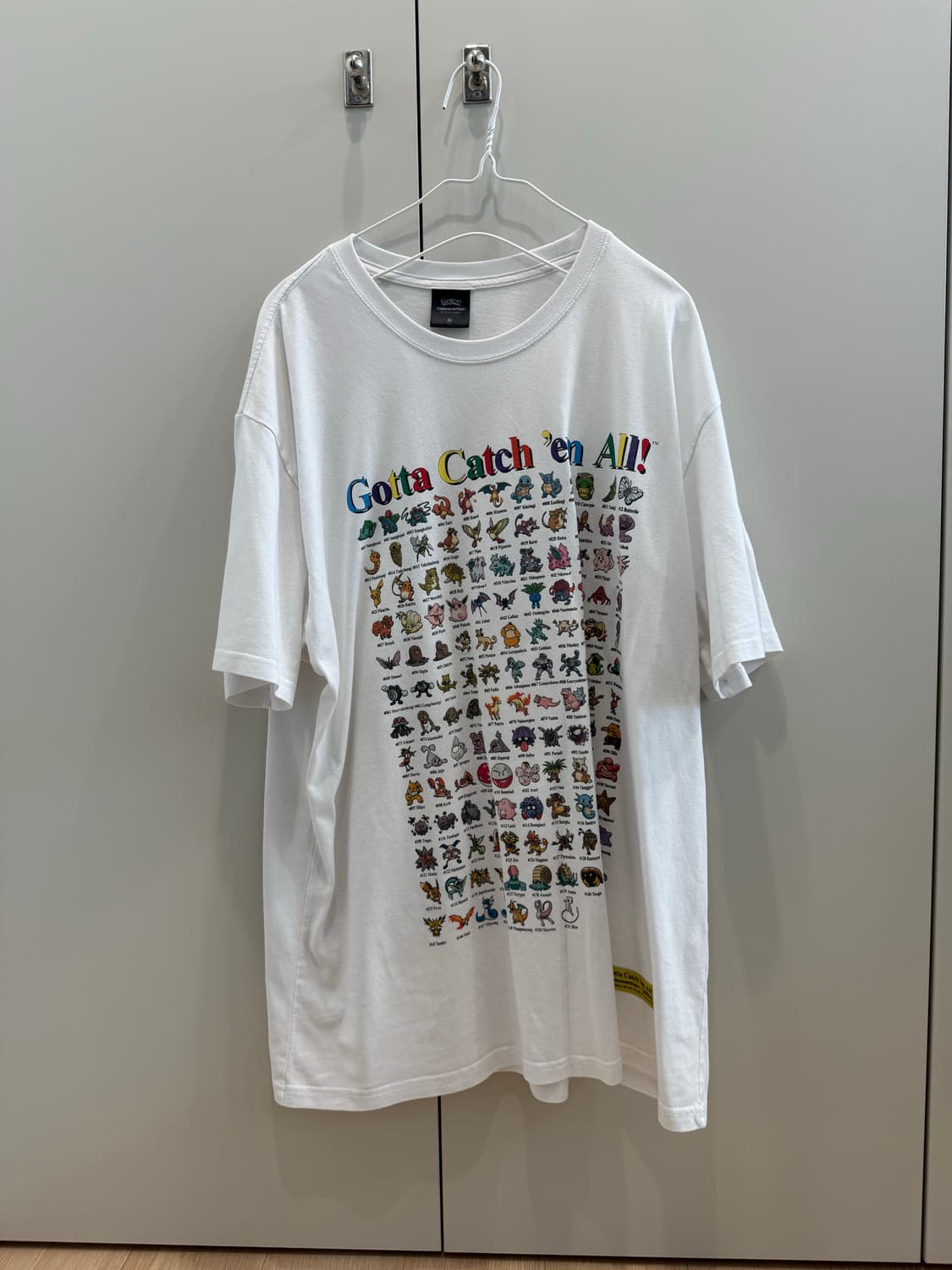[XL] 디스이즈네버댓 x 포켓몬 151 티셔츠 화이트 상품이미지2