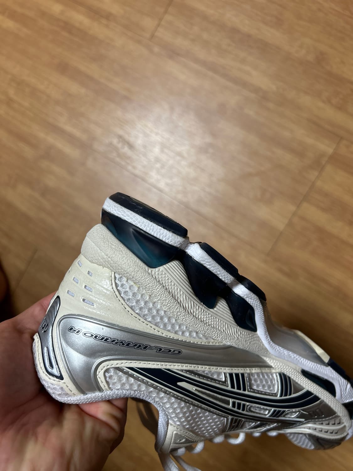 아식스 젤카야노14 화이트 미드나잇 280mm 상품이미지6