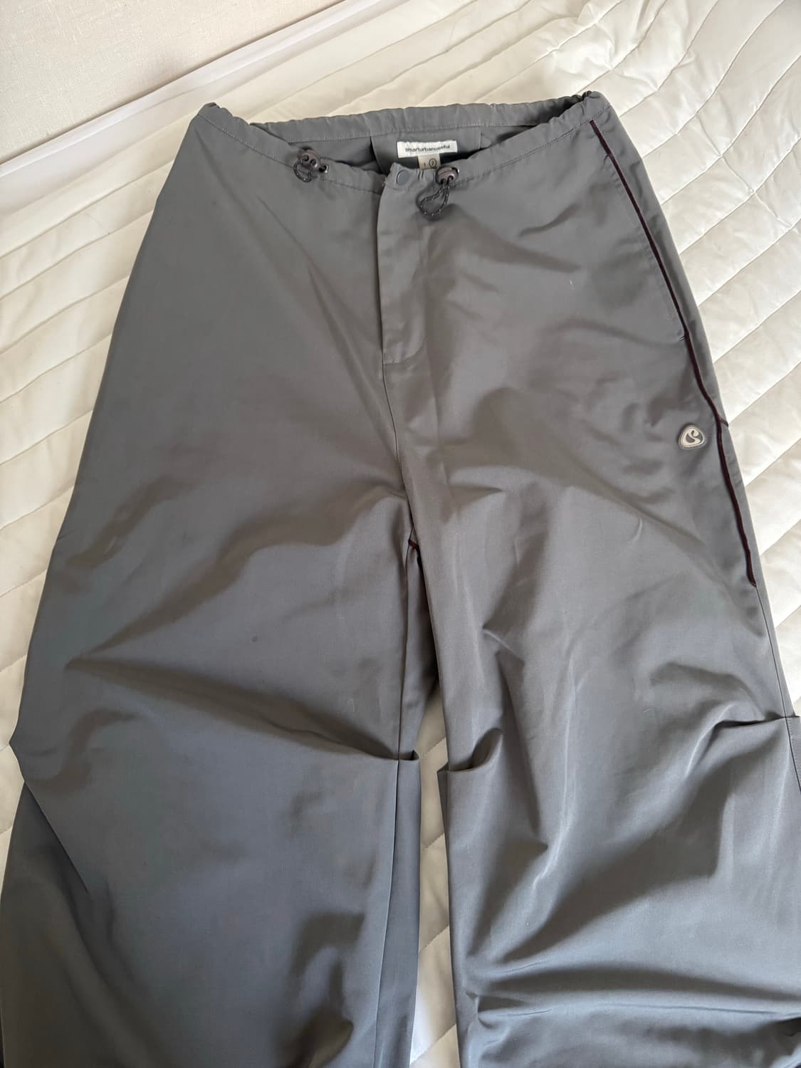 [2] 스마트어반유즈풀 스트랩 라인 팬츠 그레이 suu 코이세이오 상품이미지5