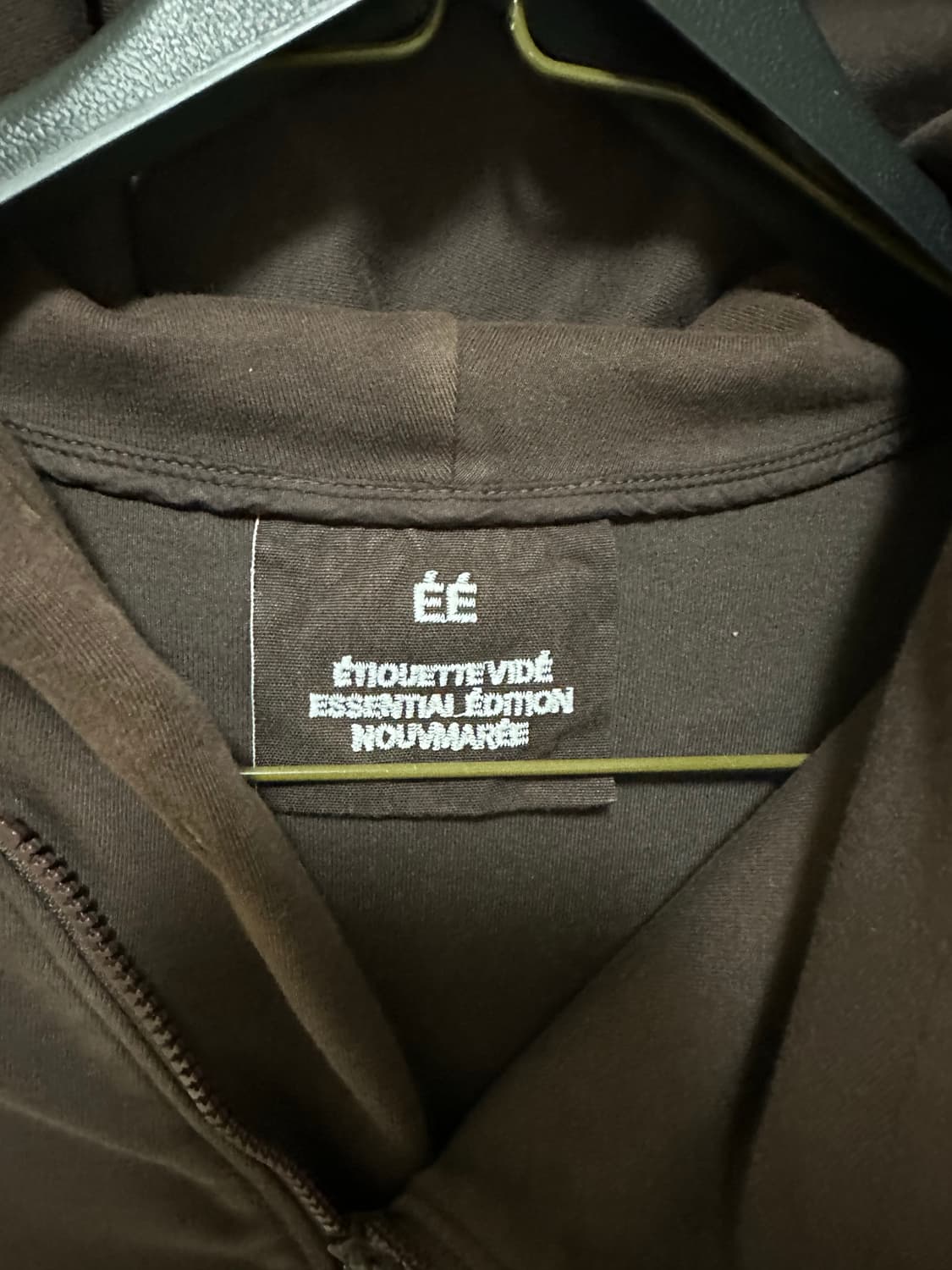 EE 커브드 후드집업 L 상품이미지3