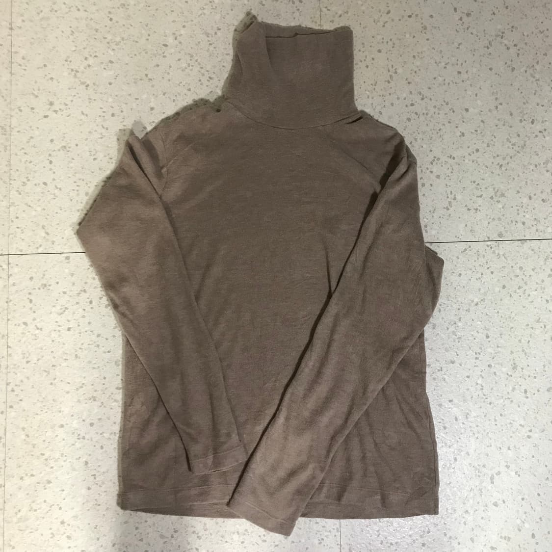 빈티지 가디건 레이어드룩 ¡ 가디건 목폴라 H라인스커트 상품이미지5