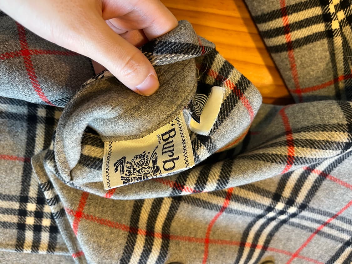 버버리 리버시블 울코트 상품이미지6