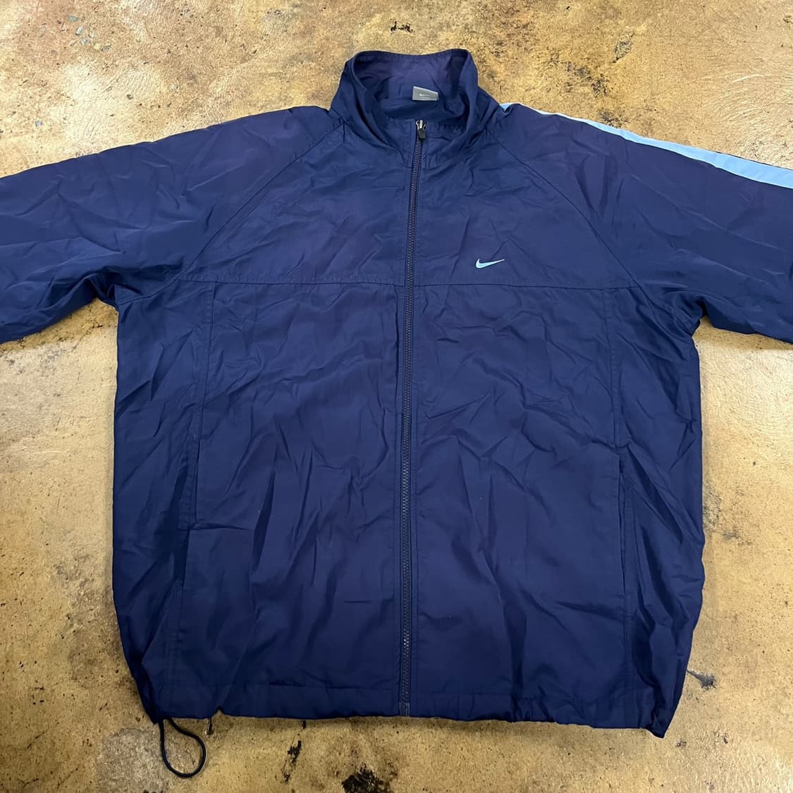 [정품/115] 나이키 네이비 바람막이 자켓 b16 상품이미지3
