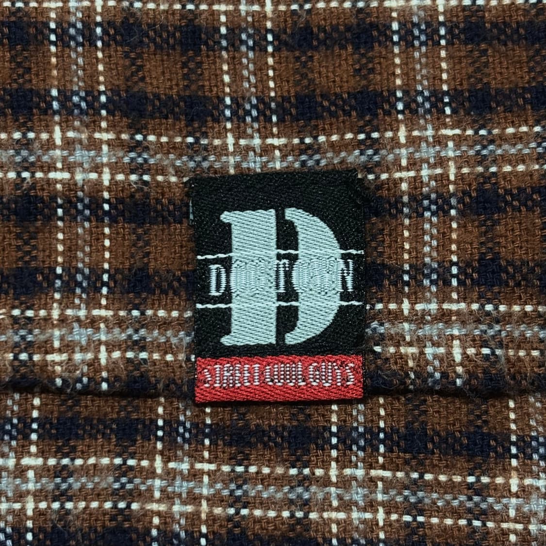 독타운 도그타운 플란넬 옴브레 브라운 체크 스케이터 셔츠 남방 상품이미지5