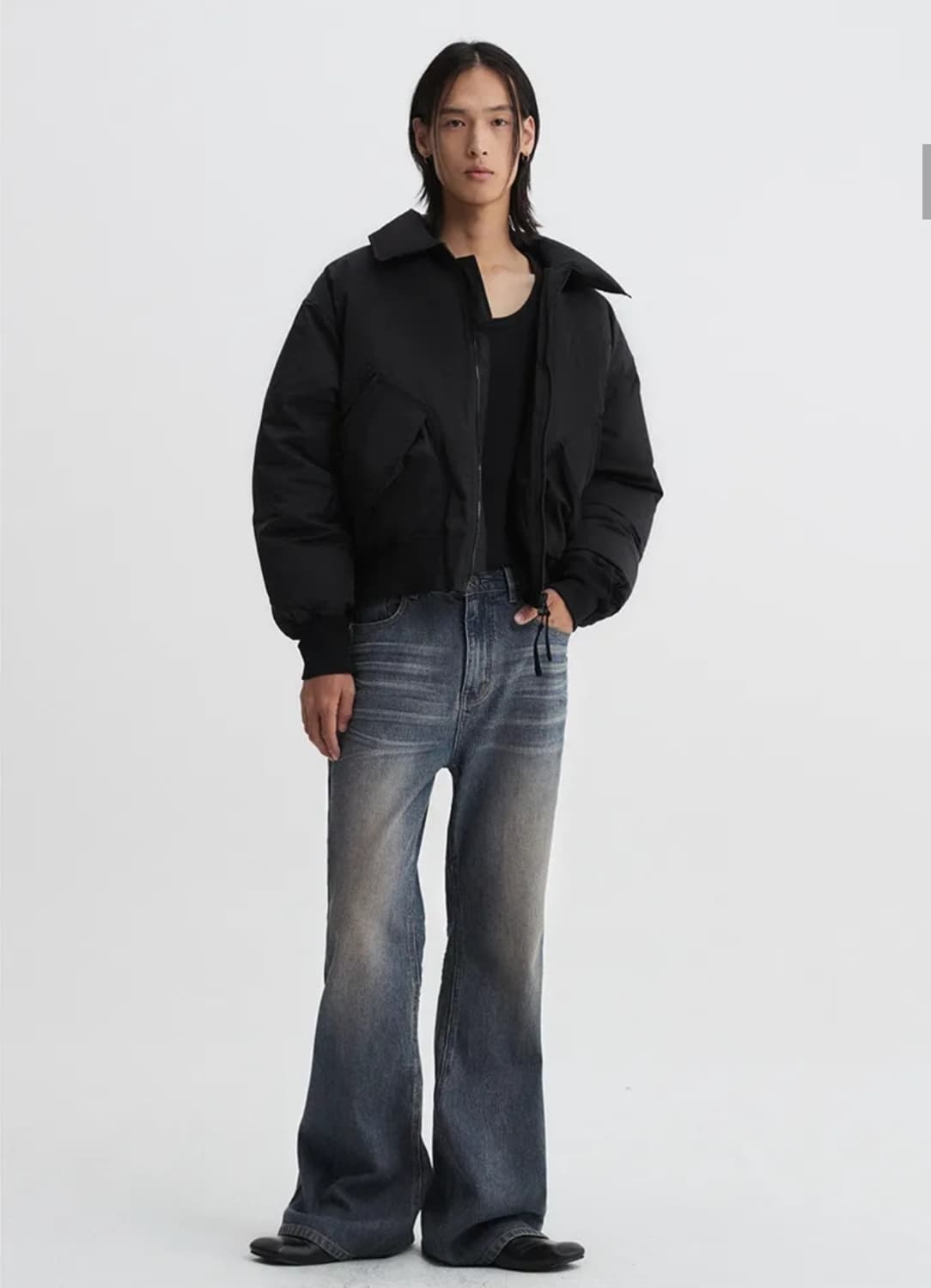 DNSR 디엔에스알 플라이트 덕다운 크롭 패딩 상품이미지5