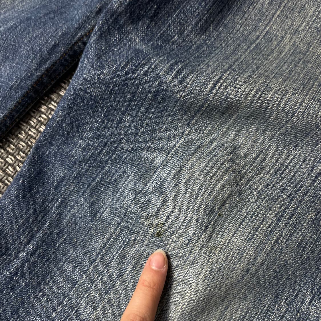 (36) 리바이스 527 36X30 로우부츠컷 워싱 데님 팬츠 상품이미지4