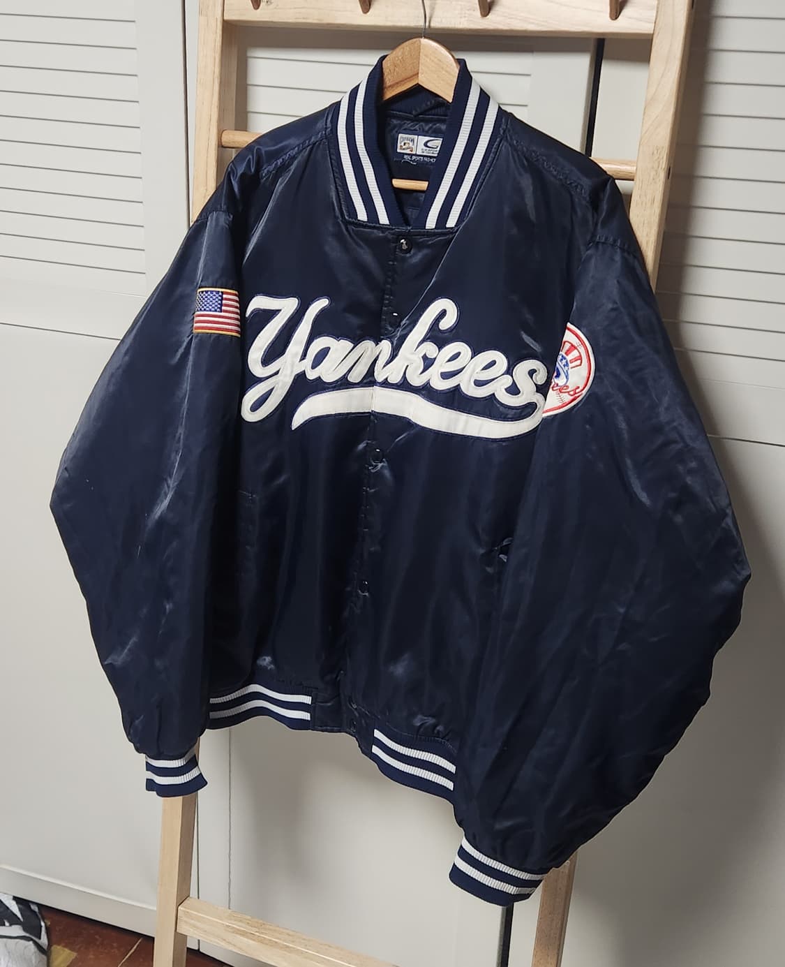 G-Iii 스포츠 뉴욕 양키스 스타디움 바시티 점퍼 상품이미지2