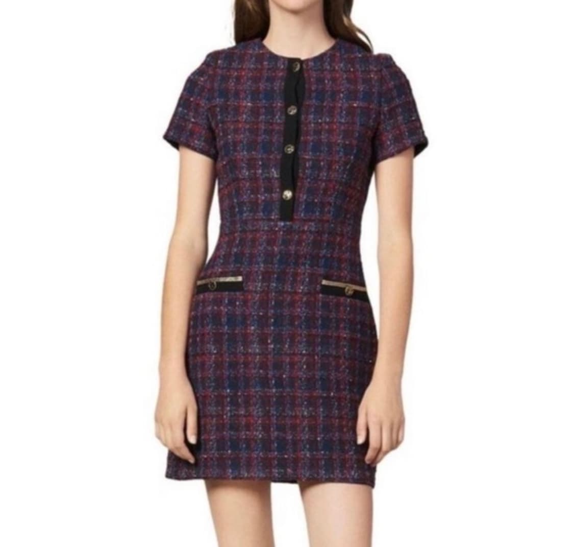 Sandro 산드로 트위드 미니 원피스 정품 상품이미지1