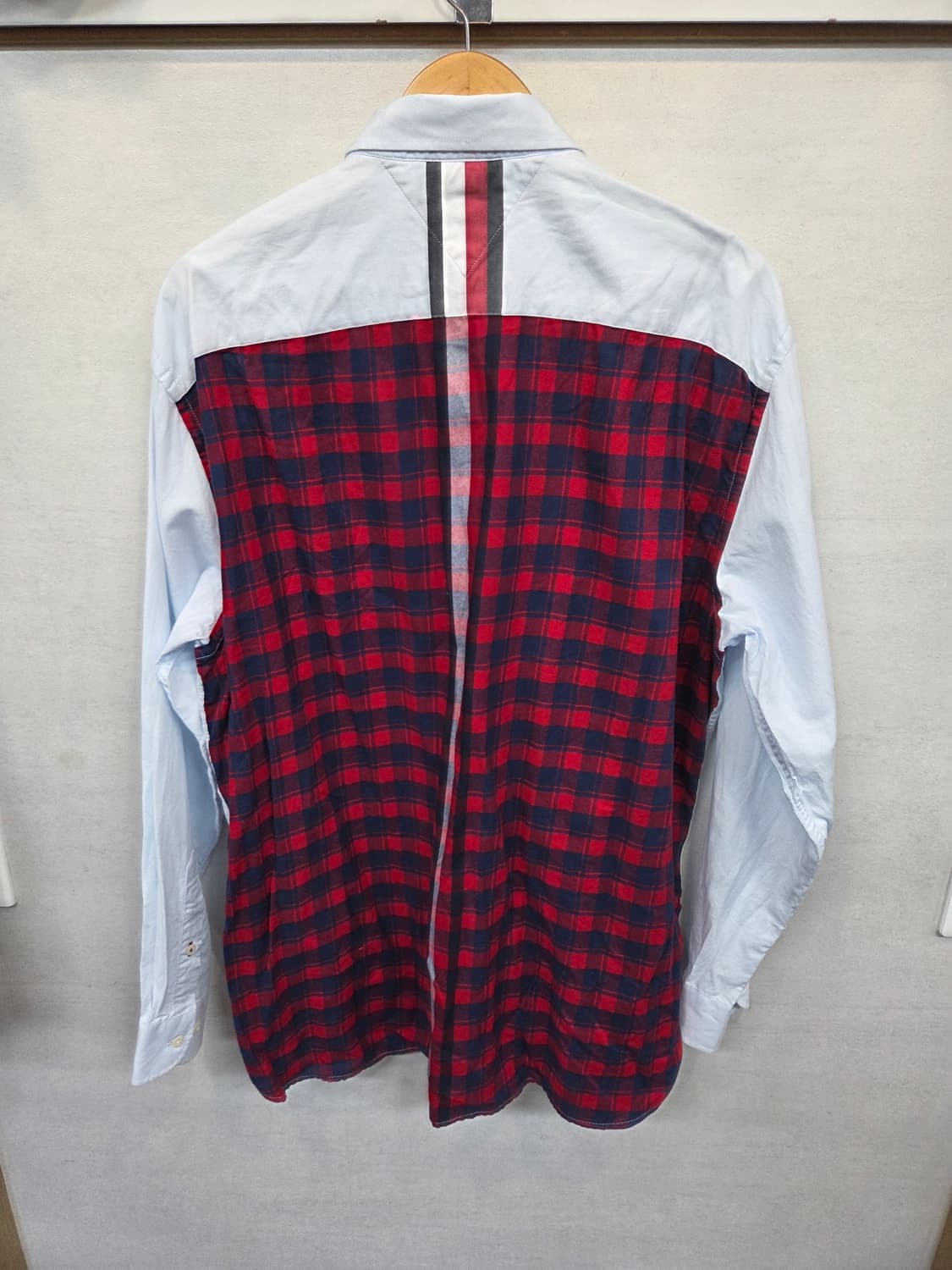 타미힐피거 체크패치 셔츠 긴팔 xl 릴렉스드핏  상품이미지2