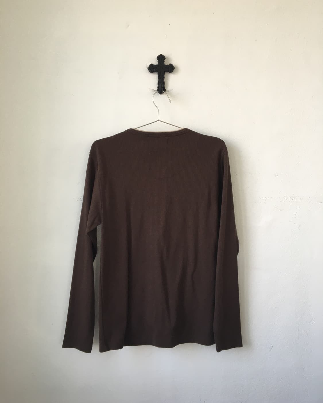 Henry neck ribbed sleeve 상품이미지3