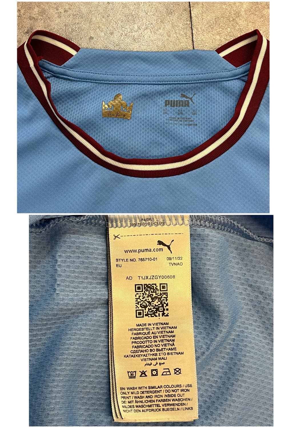 푸마 22-23 맨시티 홀란드 유니폼 져지 3XL #csz2084 상품이미지4