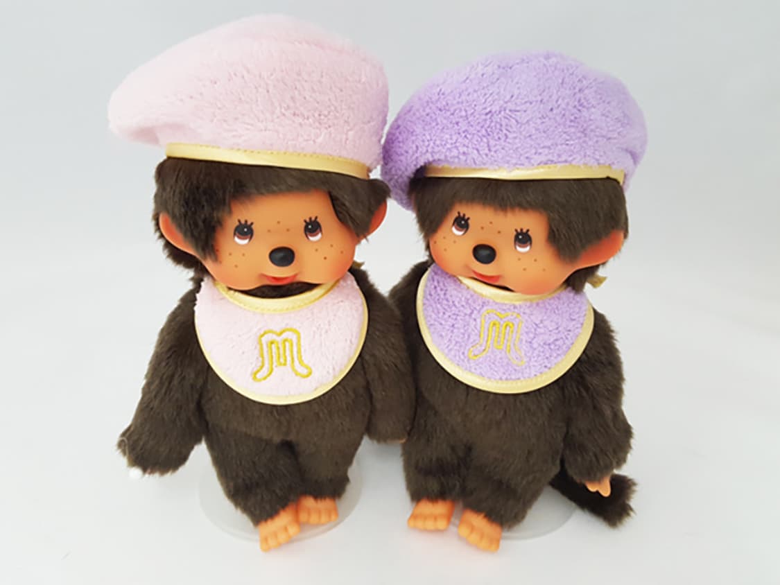 고전 몬치치 베레모 핑크퍼플 인형 세트 상품이미지1