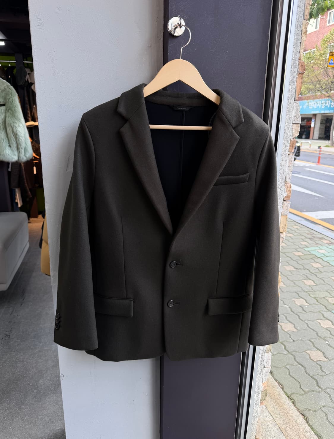 95~100/ 질샌더 울 싱글 블레이저 코트자켓 상품이미지3