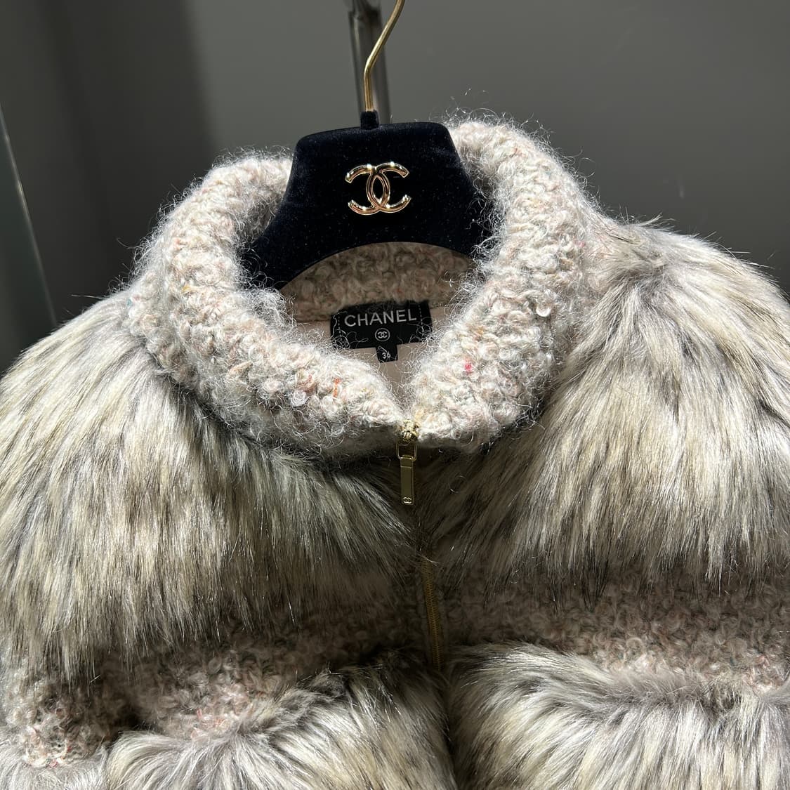 샤넬 런웨이 폭스퍼 자켓 상품이미지6