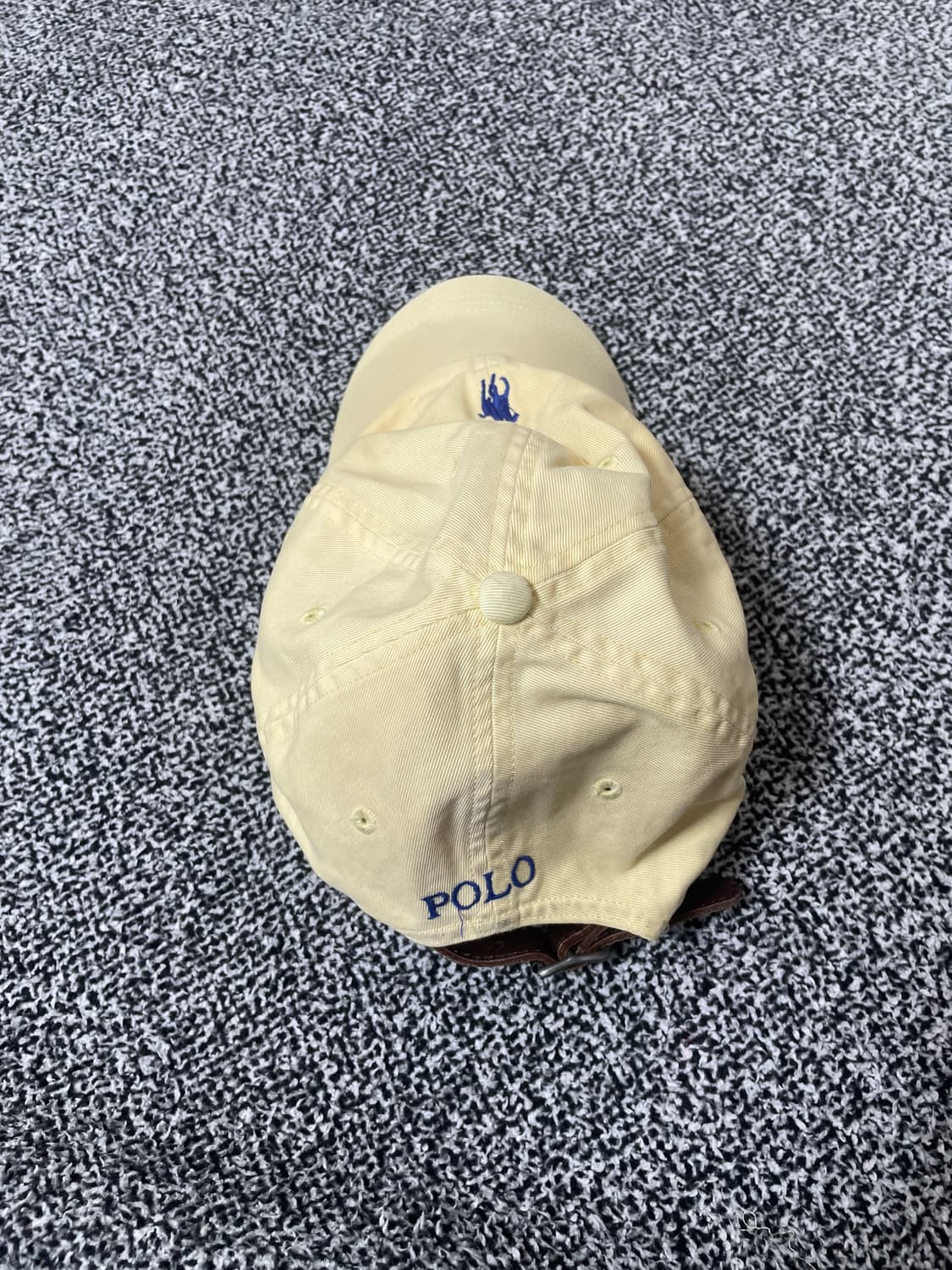 빈티지9. 폴로랄프로렌 옐로우 코튼 치노 볼캡 상품이미지6