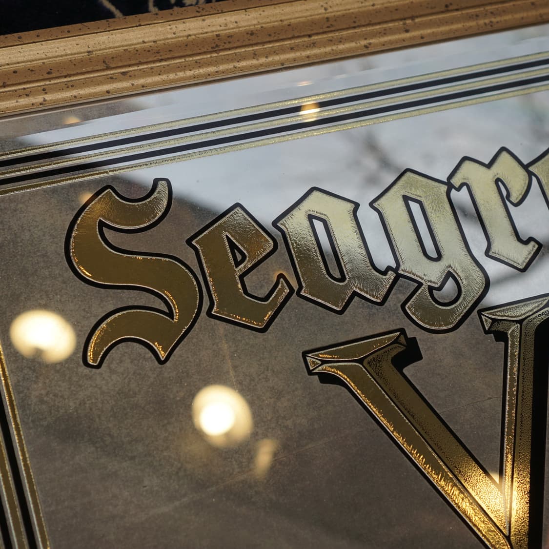 빈티지 소품 Seagrams Pub 거울액자 상품이미지4