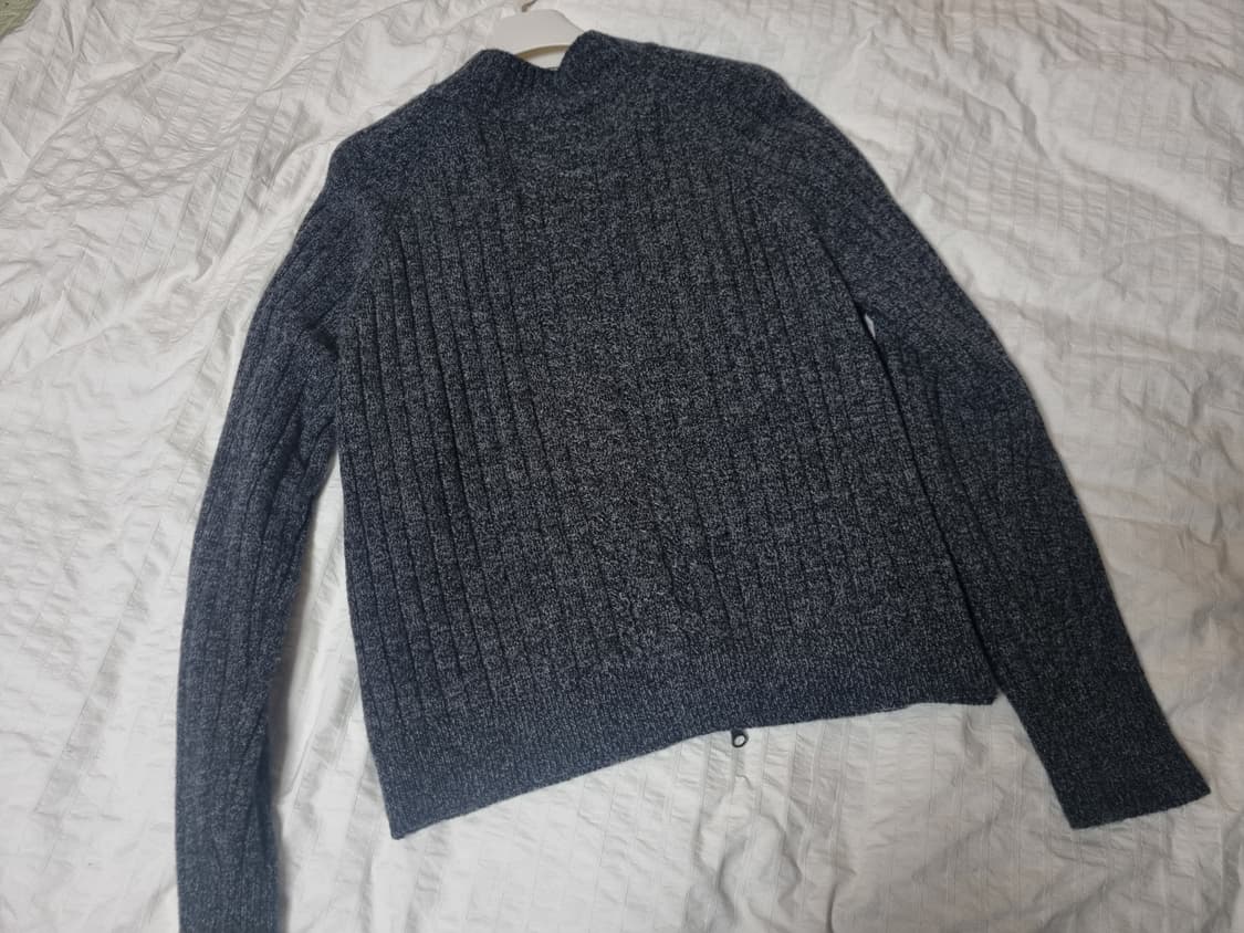 [2] 웨이비니스 25fw 다이애그널 풀집업 그레이 상품이미지2