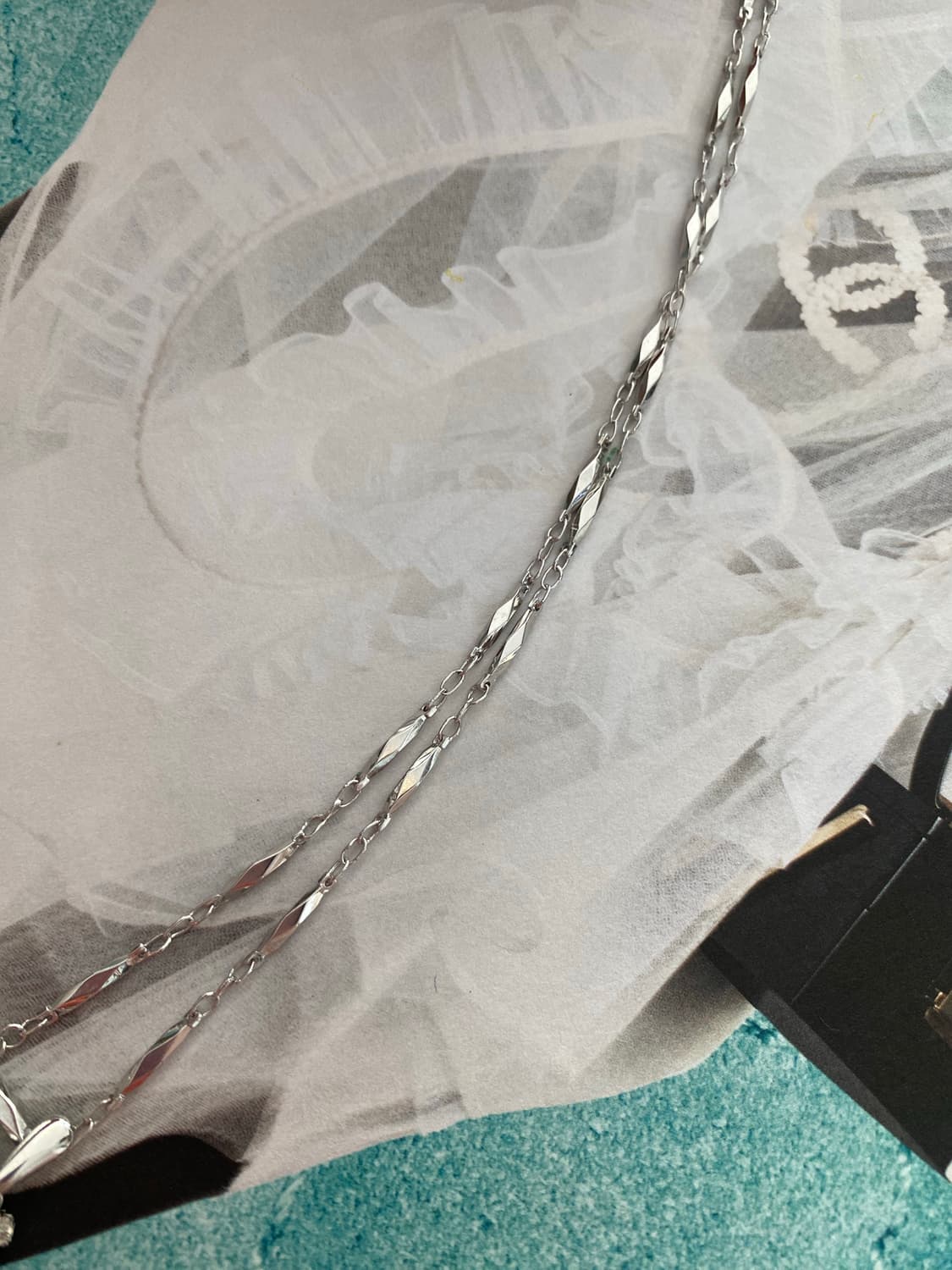 빈티지 터키석 컬러 스톤 목걸이 상품이미지4