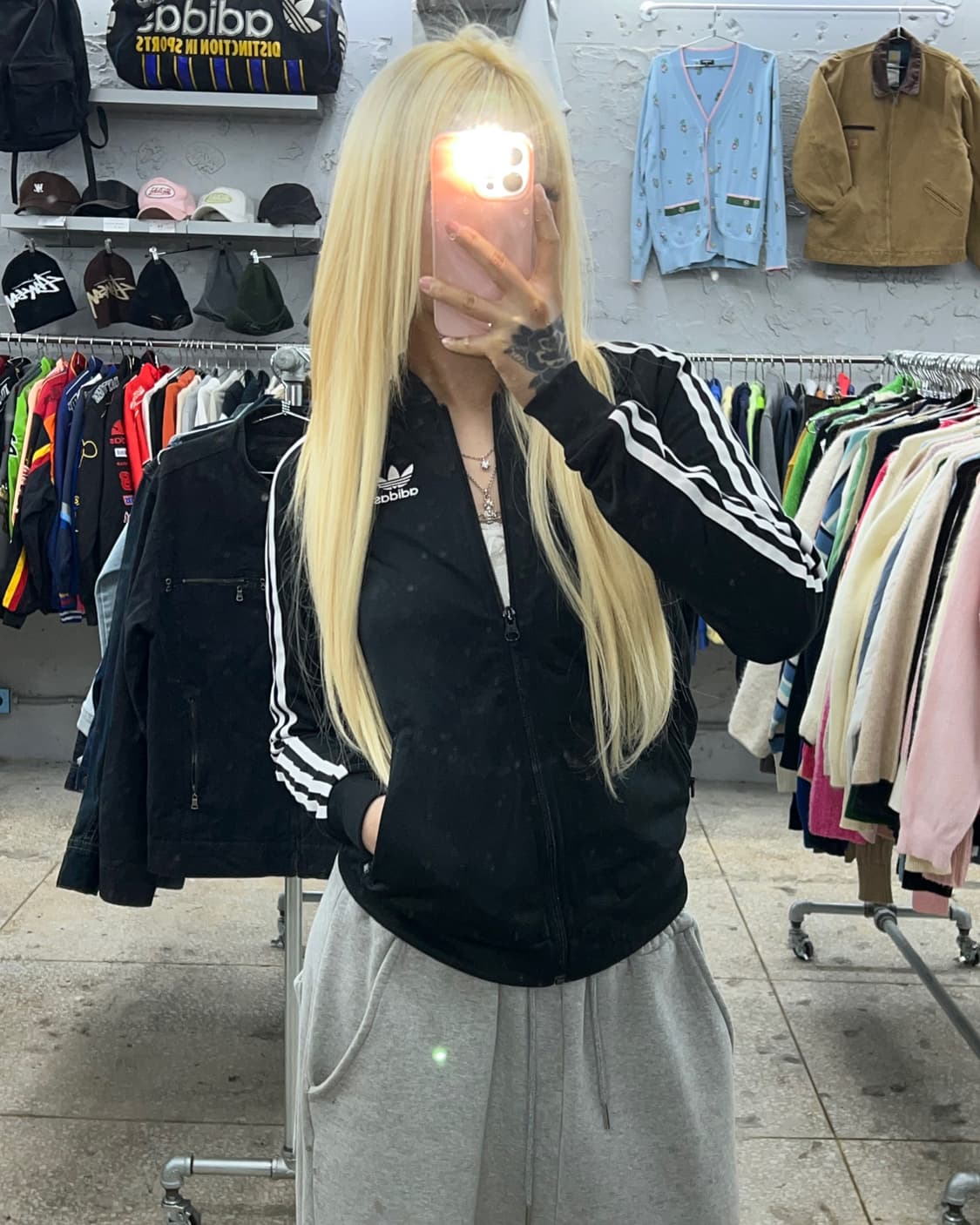 착샷O 아디다스 져지 블랙 M 상품이미지5