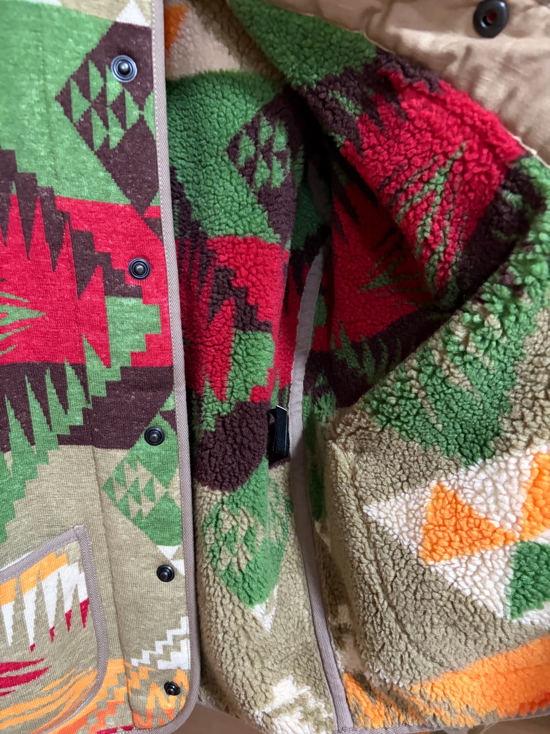 (M) RRL 그래픽 파일 플리스  상품이미지5