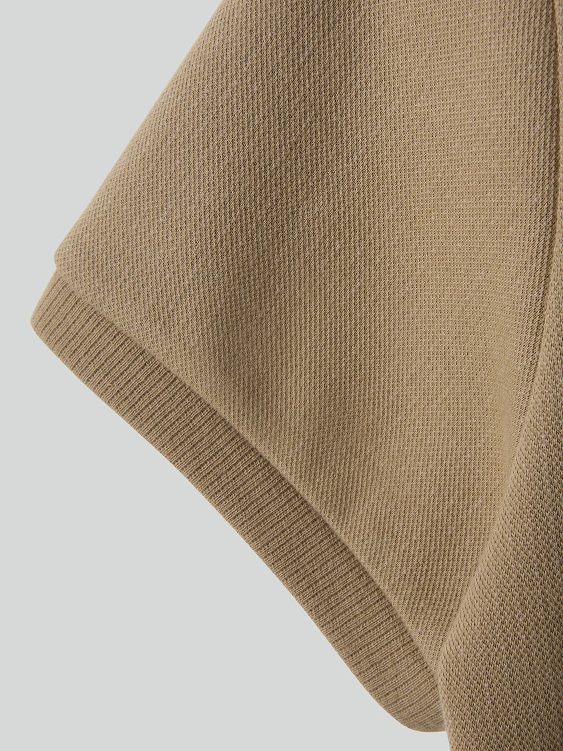 렉토 26SS 슬림핏 PK 피케 탑 카라 티셔츠 멜란지 그레이 상품이미지7