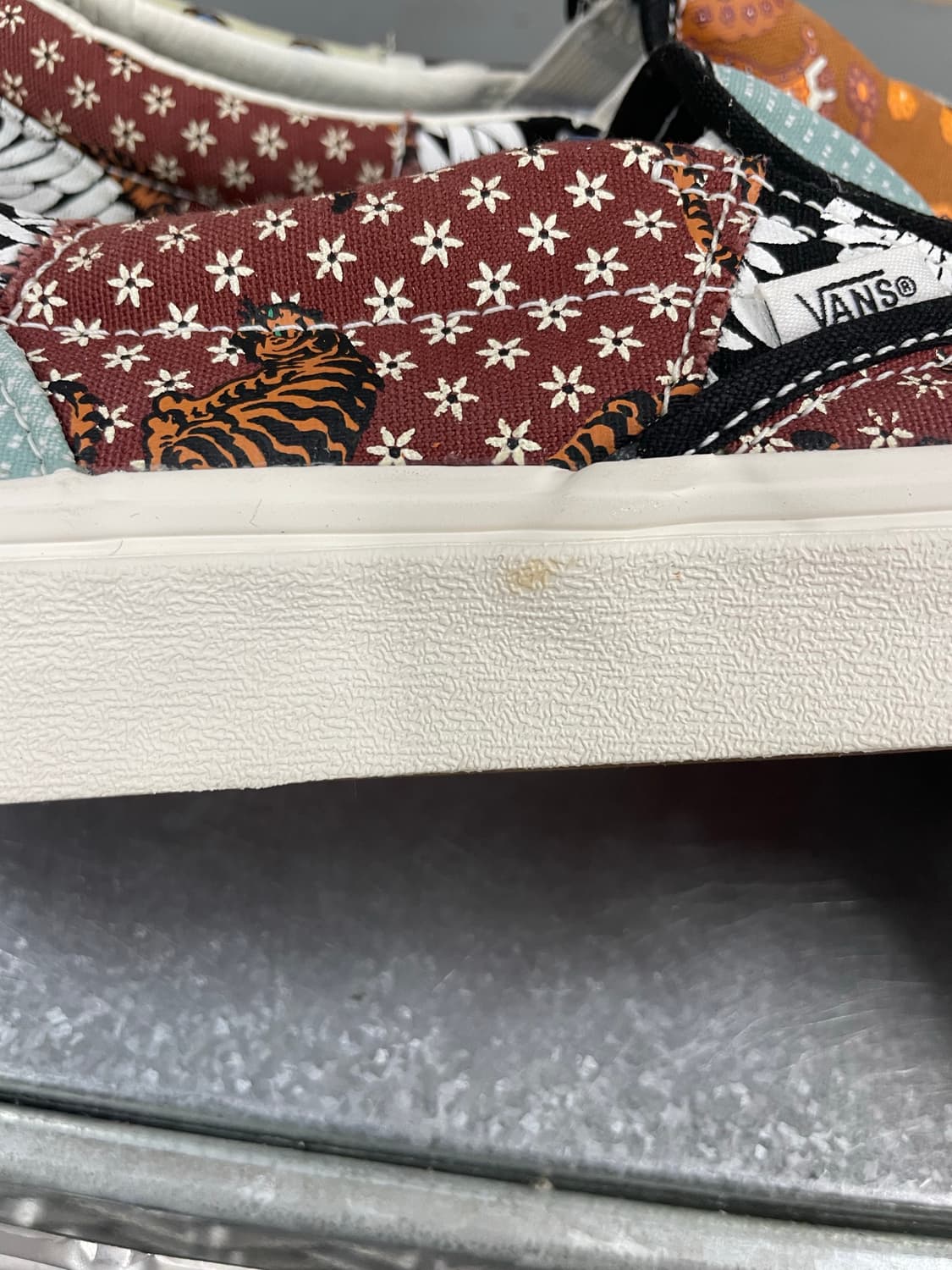 반스 슬립온 타이거 패치워크 245 (gr-4624) 상품이미지7