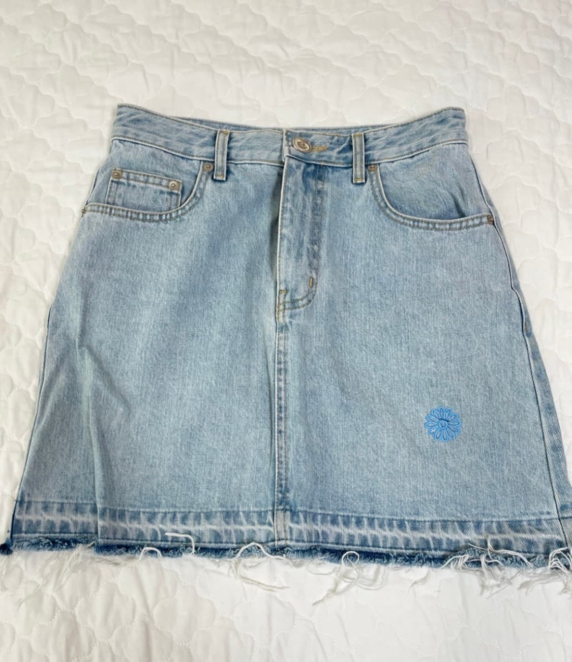 마르디메크르디 Mardi Mercredi 데님 미니 스커트 상품이미지2