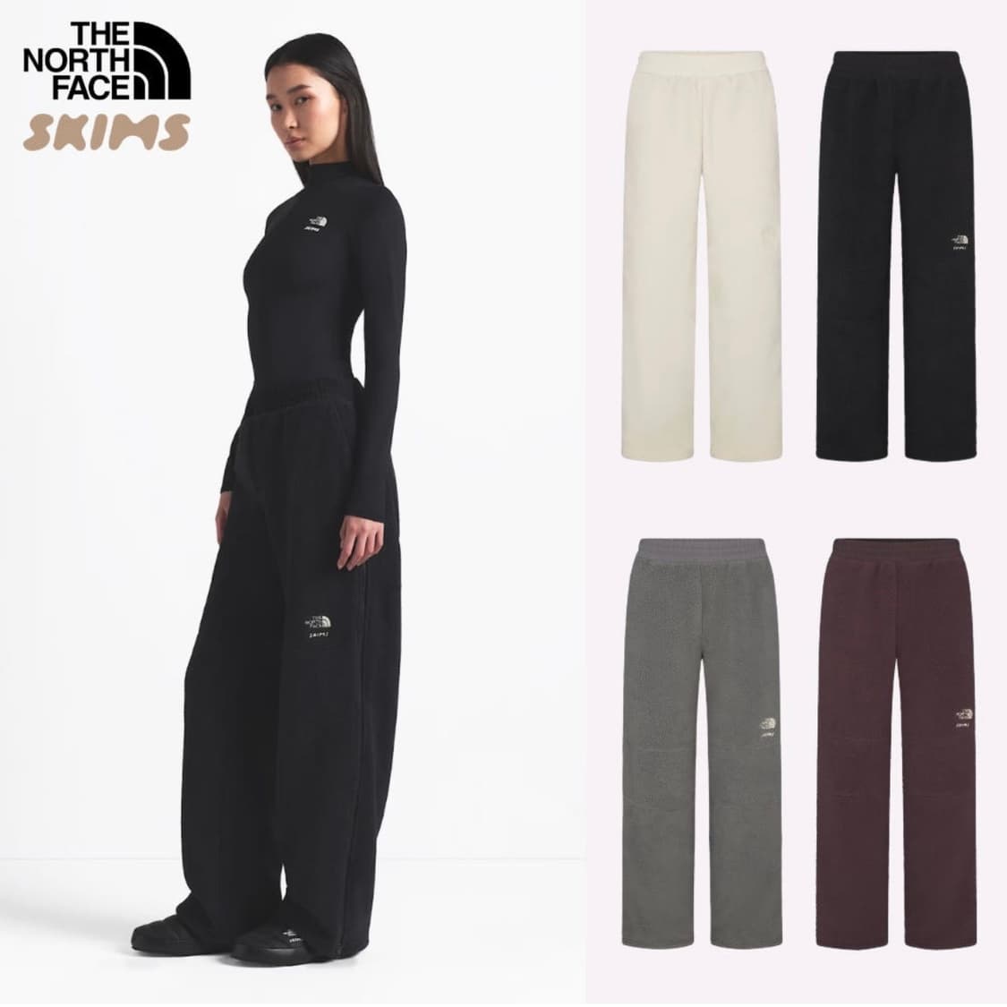 노스페이스X스킴스 데날리 플리스팬츠 상품이미지2