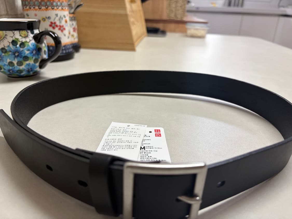 1.23. 구매 유니클로 개리슨벨트 M 상품이미지1