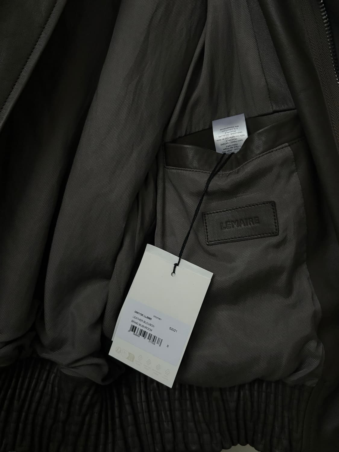 르메르 레더 자켓 / 블루종 상품이미지5