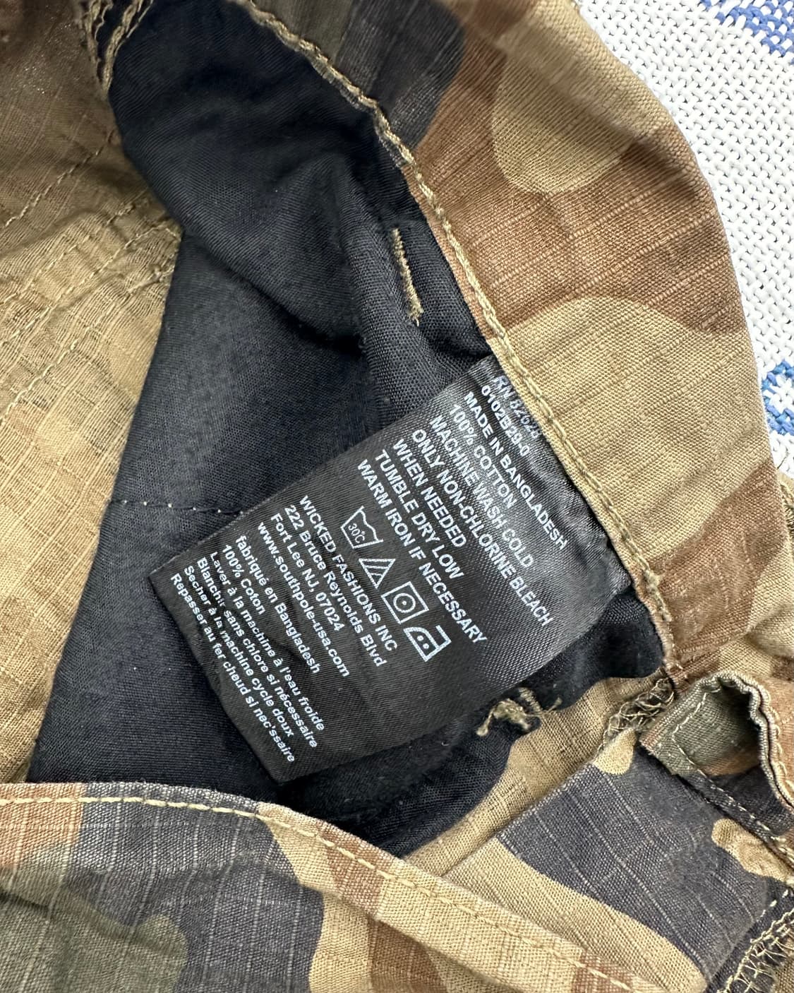 (허단41)SOUTHPOLE 카모 반바지-M2359 상품이미지8