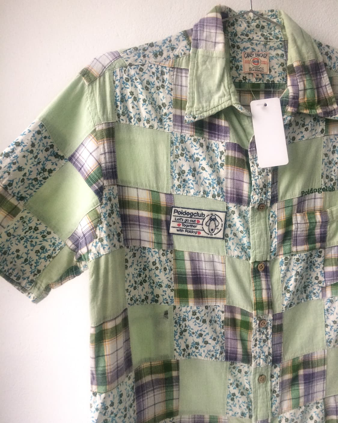 Patch work shirt 상품이미지4