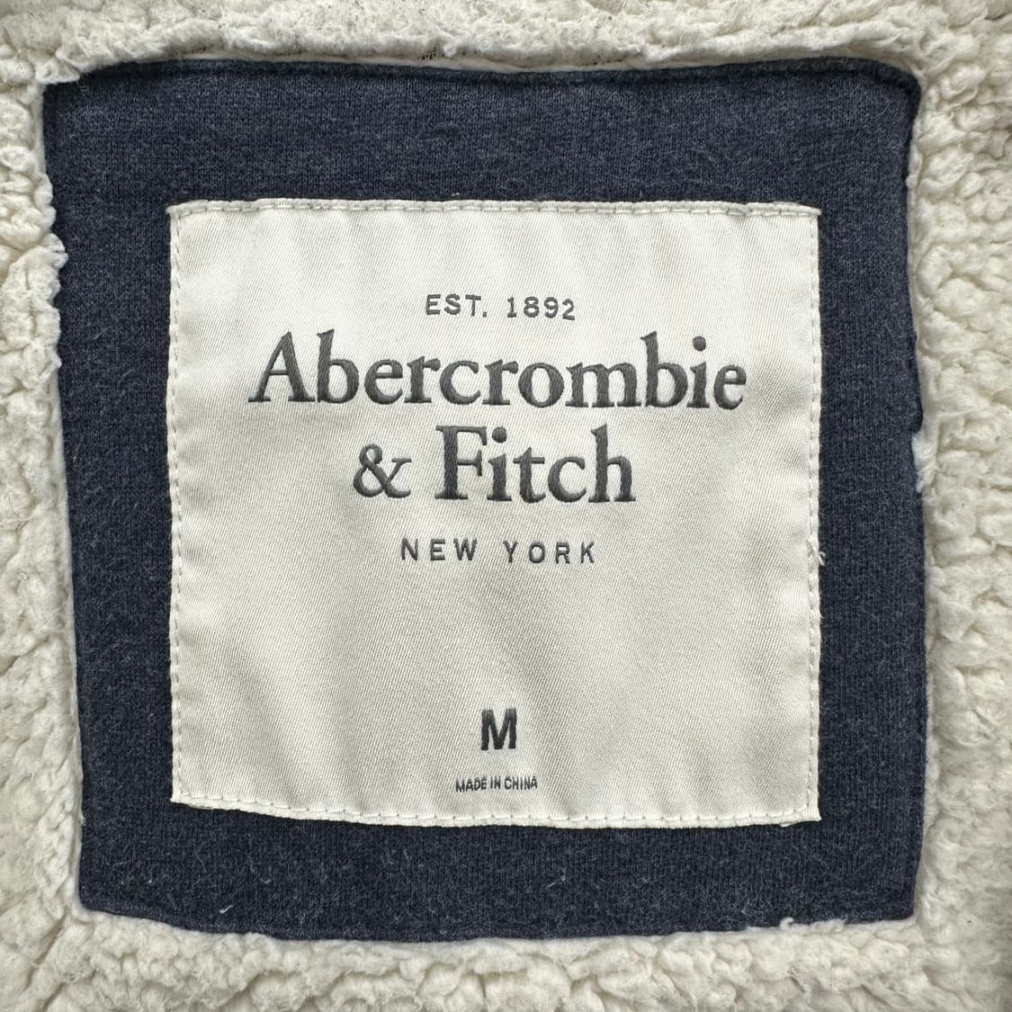 95 아베크롬비 y2k 남자 양털 후드집업 상품이미지4