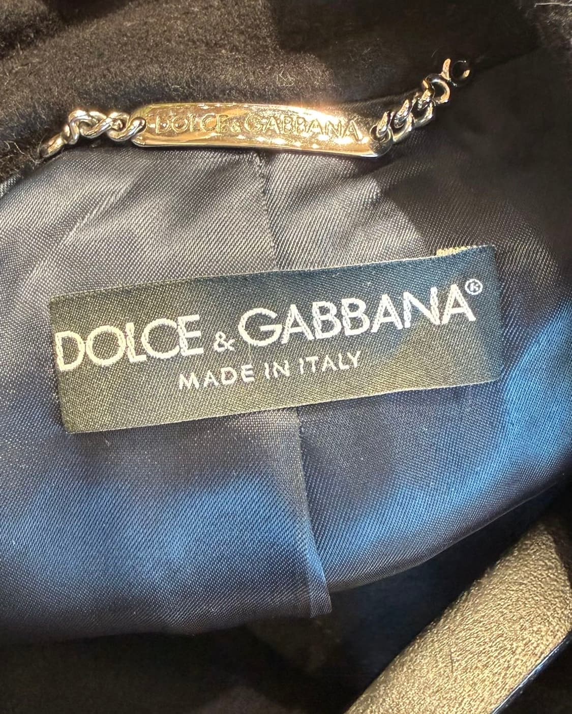 돌체앤가바나 블랙 캐시미어 혼방 트렌치코트 상품이미지8