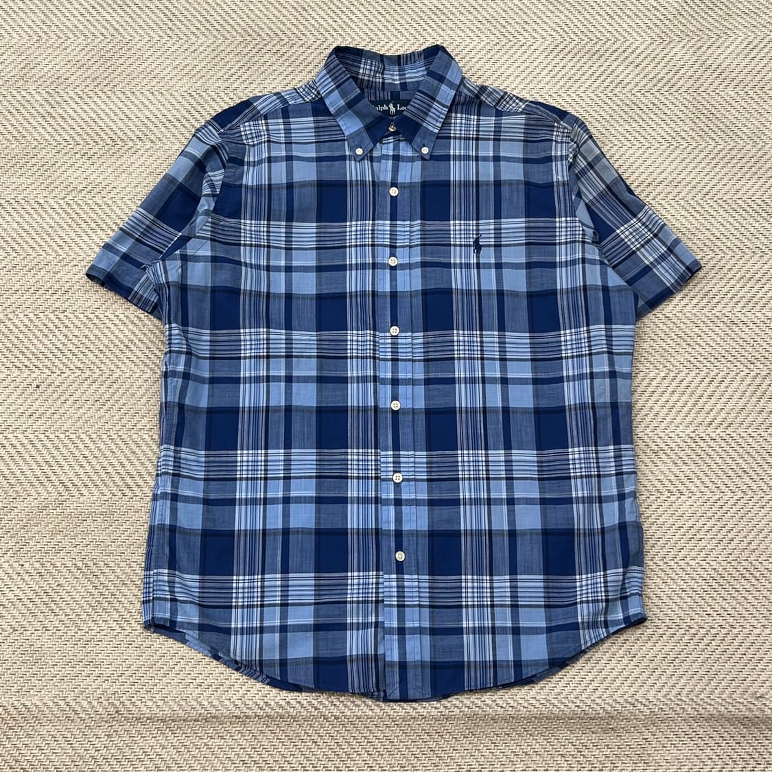 폴로 랄프로렌 체크 반팔셔츠 r3386 상품이미지1