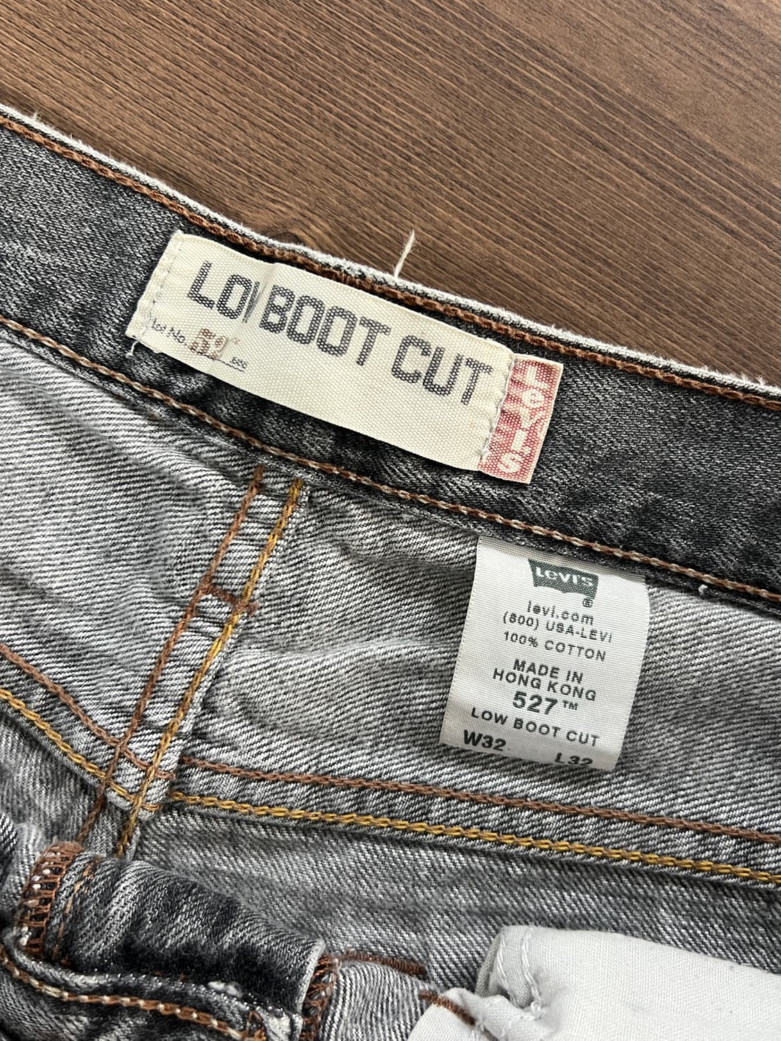 00s Levis 리바이스 527 로우 부츠컷 나팔핏 데님 팬츠 상품이미지6