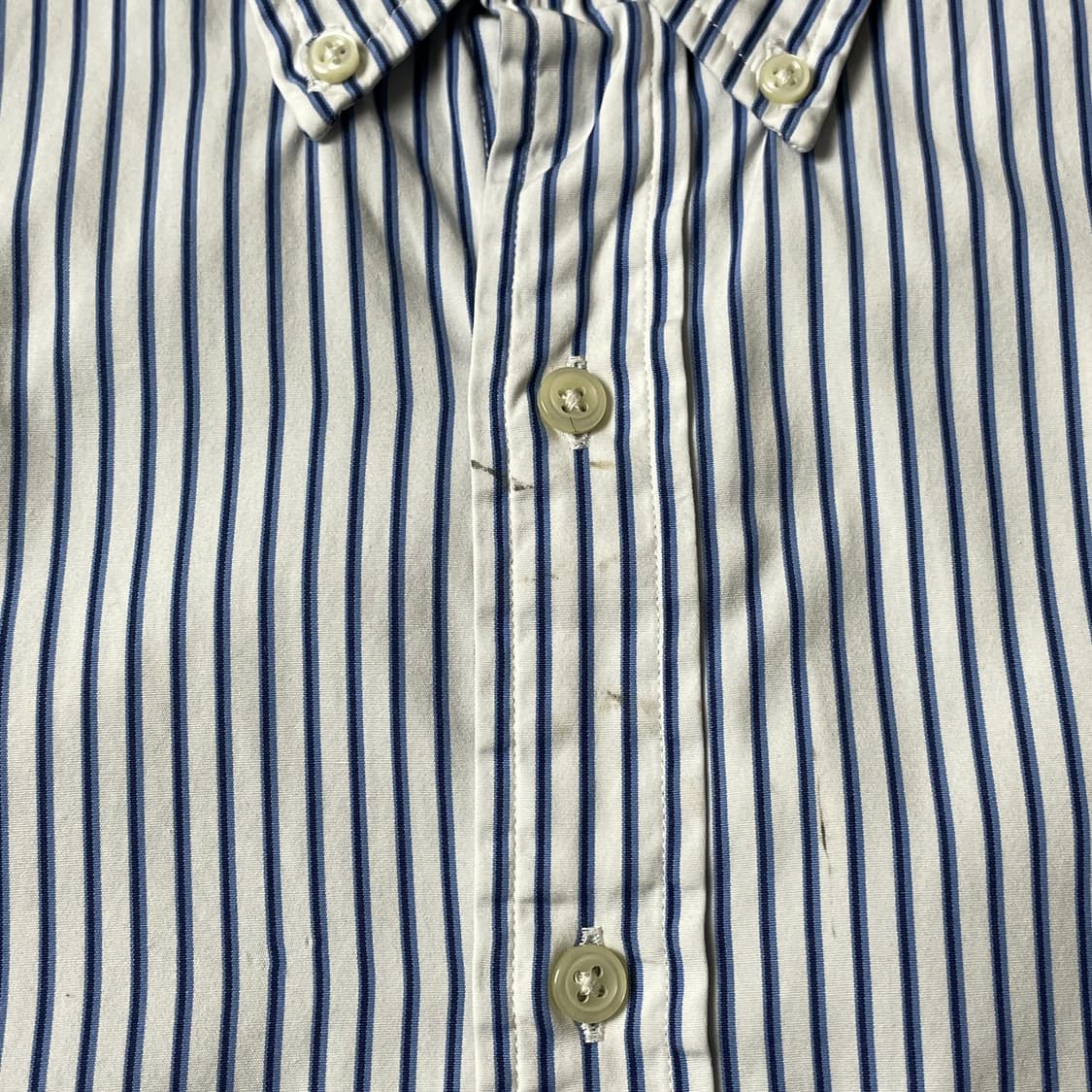 RALPH LAUREN 랄프로렌 블루 스트라이프 코튼 셔츠 A00419 상품이미지3