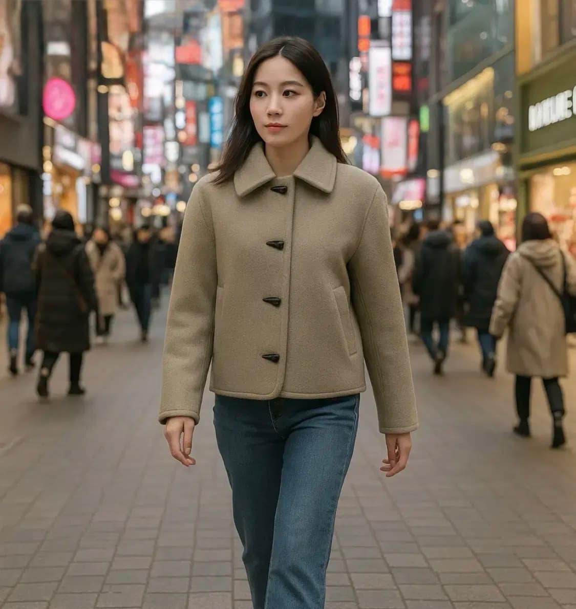 URAGO 유라고 21년 울70 부클 숏코트 상품이미지1