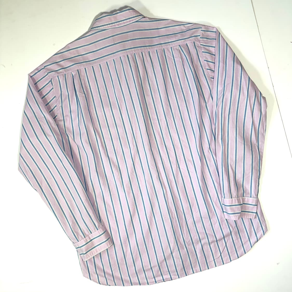 ONA 핑크 스트라이프 셔츠 L 상품이미지5