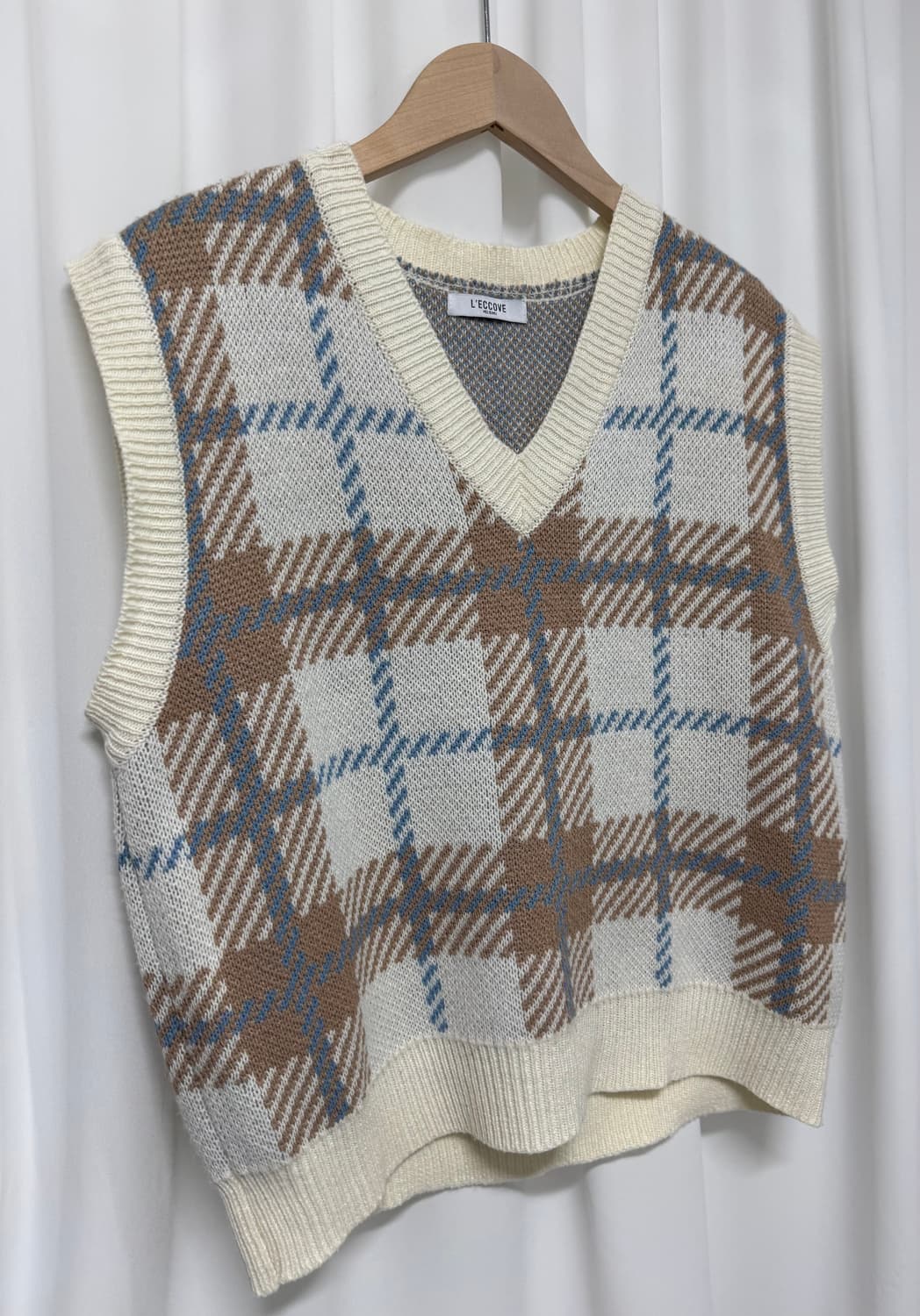 L'ECCOVE 레코브 니트 조끼 상품이미지4