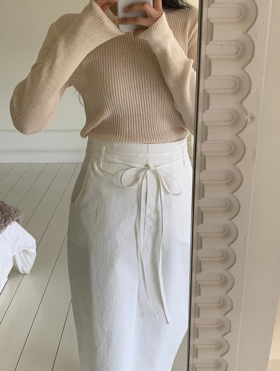 h라인롱스커트m 상품이미지3