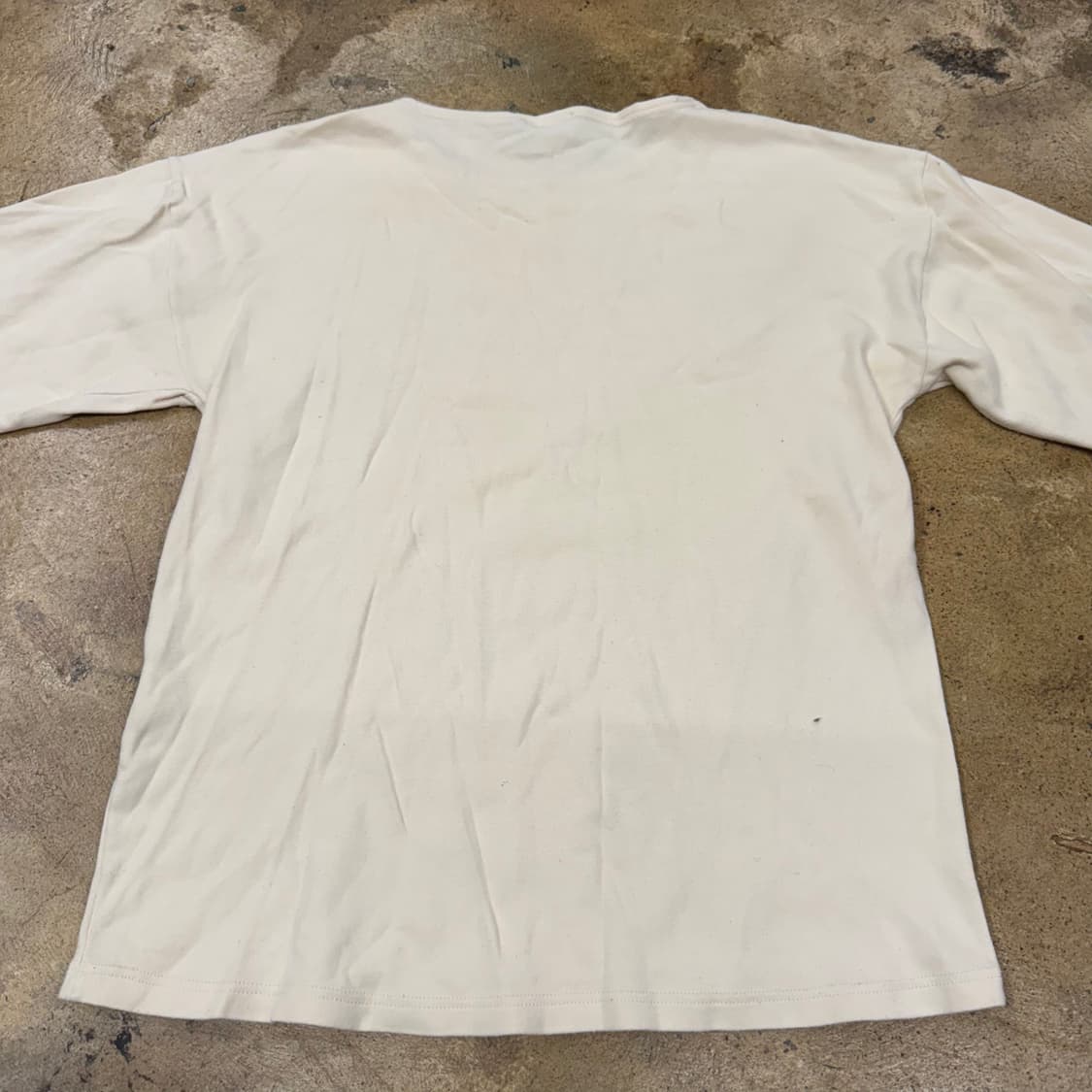 [정품/3] 아머럭스 아이보리색 긴팔 티셔츠 b19 상품이미지4