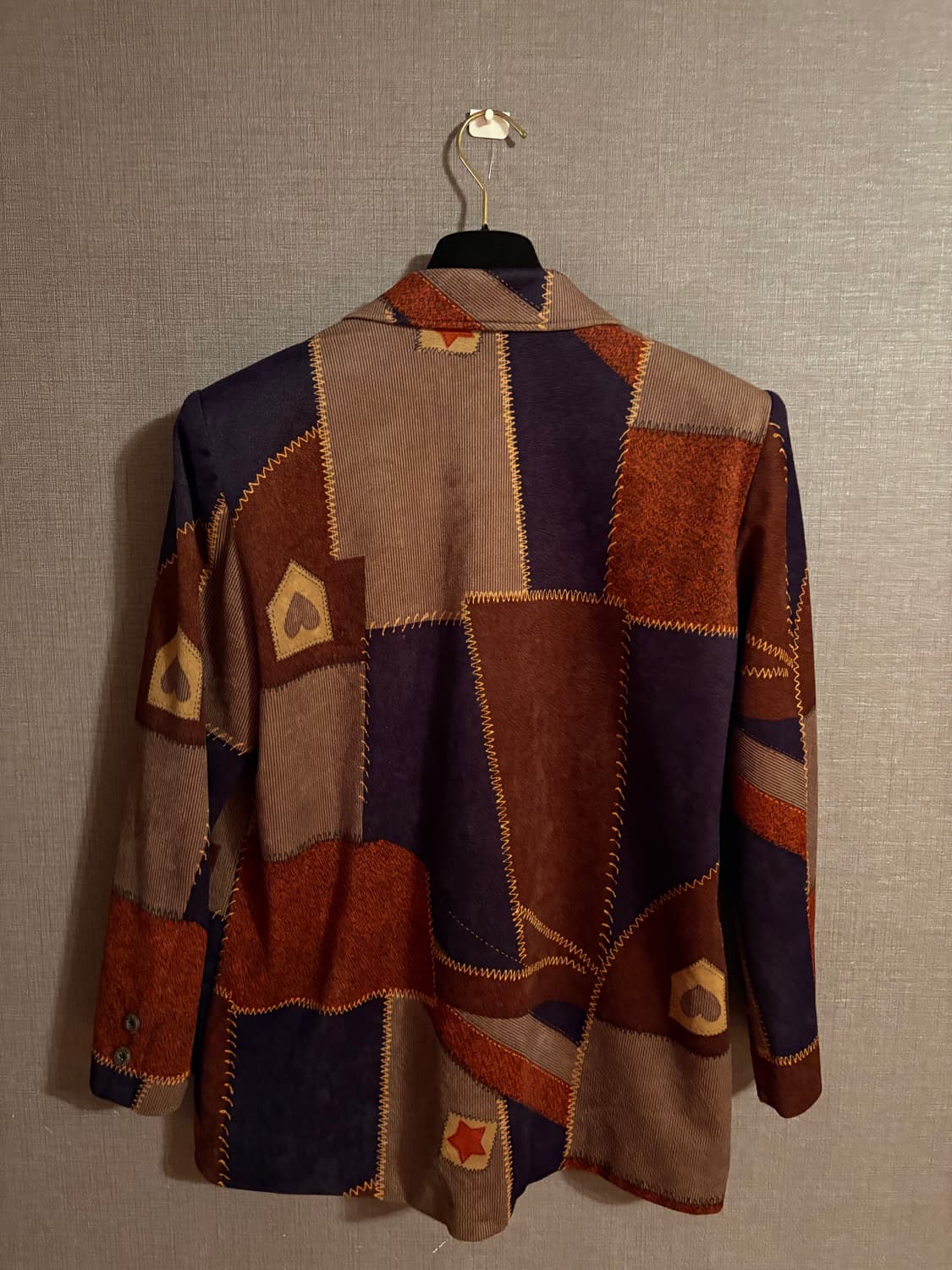 Lady Ami 패치워크 빈티지 자켓 상품이미지5